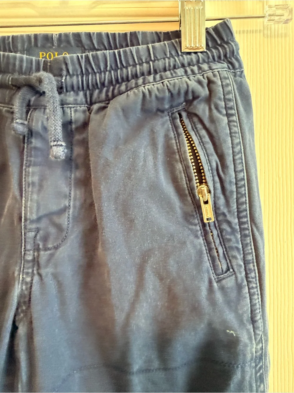 Polo by Ralph Lauren Navy Elastic Waist Shorts